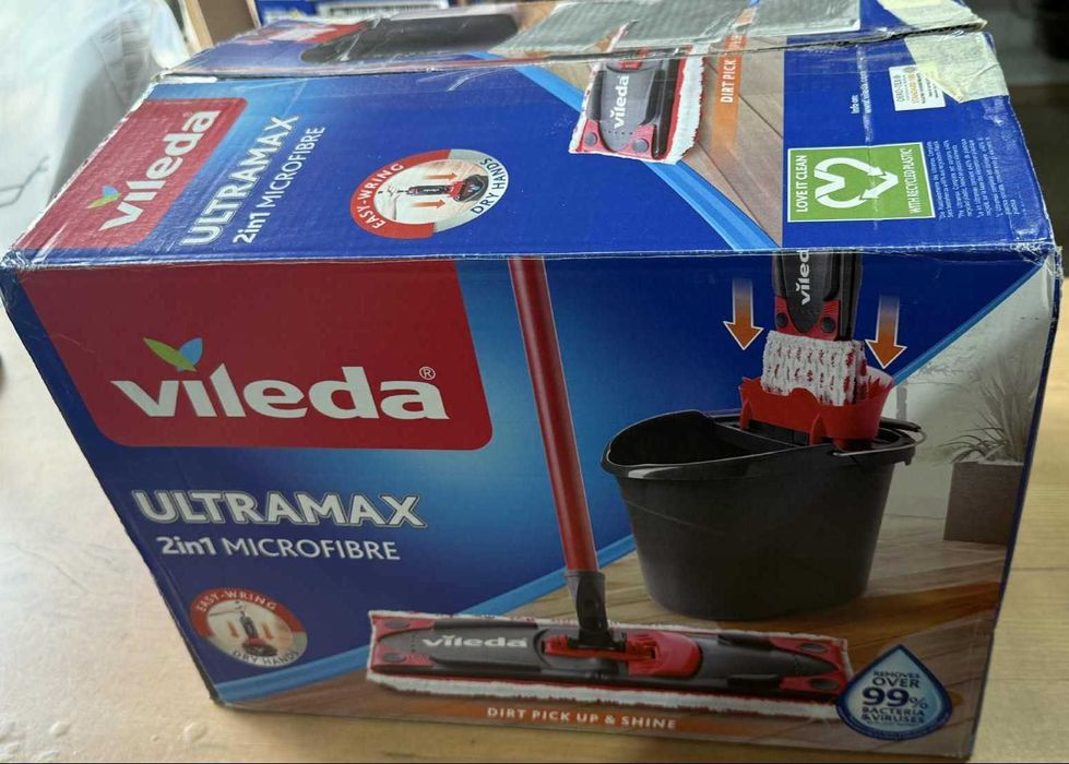 VILEDA mop płaski UltraMax BOX zestaw