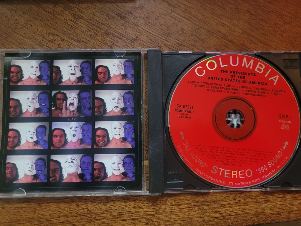 CD The Presidents of United States of America - "1" Columbia 1995