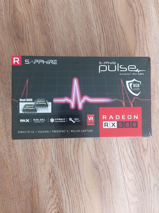 Відеокарта Radeon rx 580 8gb. Sapphire Puls