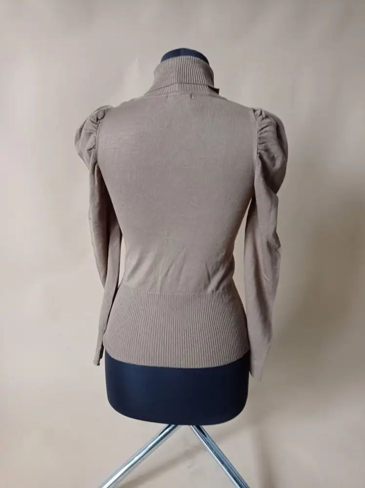 Гольф женский водолазка тонкий свитер размер S хлопок