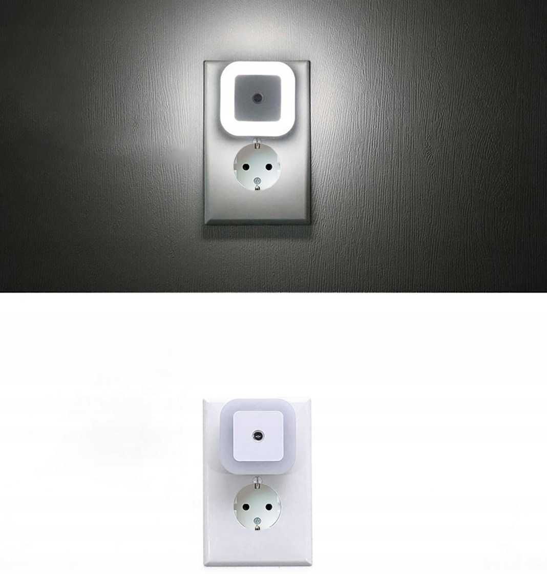 LAMPKA NOCNA LED z czujnik zmierzchu do kontaktu sypialni dla dzieci