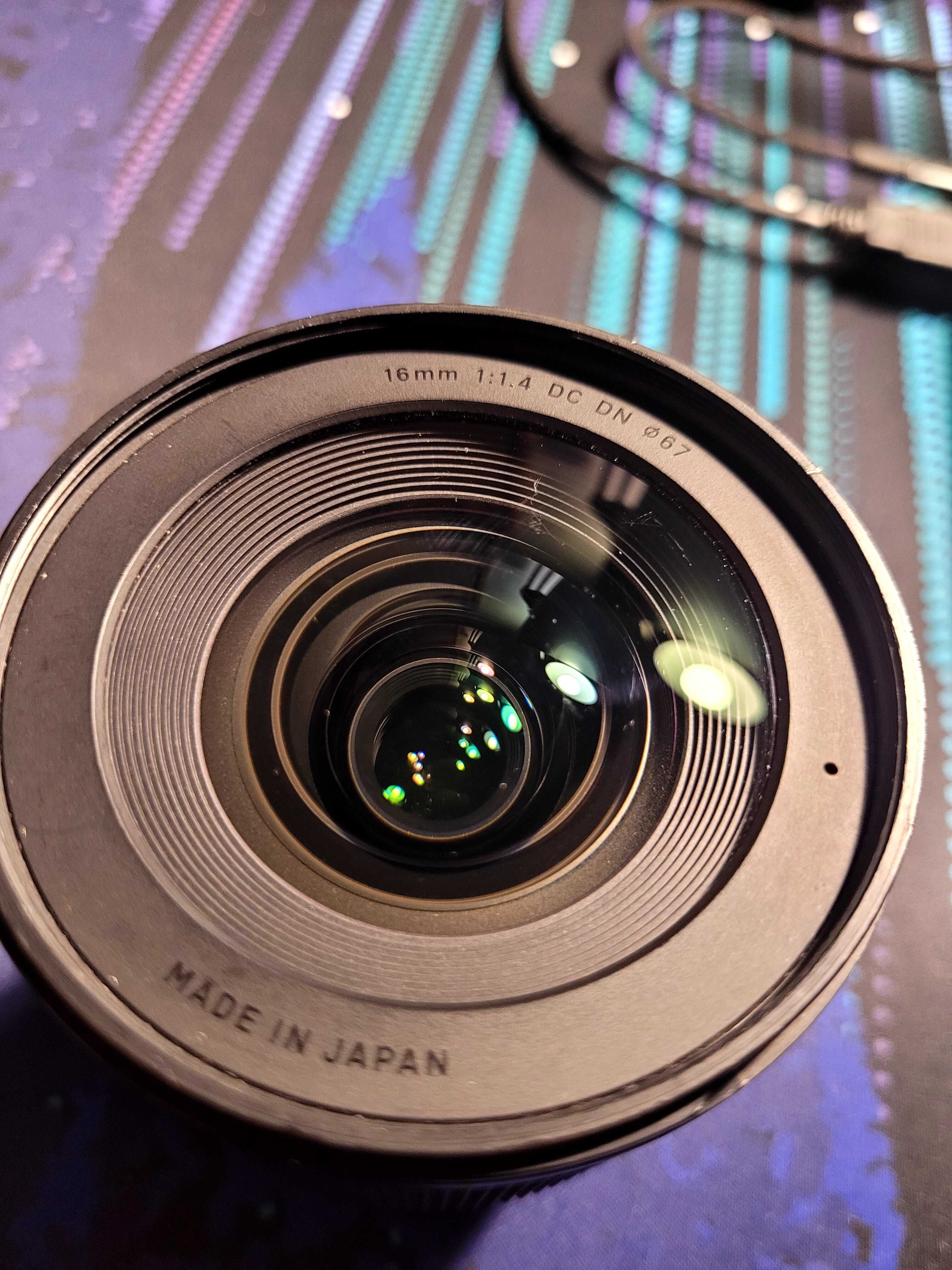 Obiektyw Sigma 16mm f 1.4 - micro 4/3