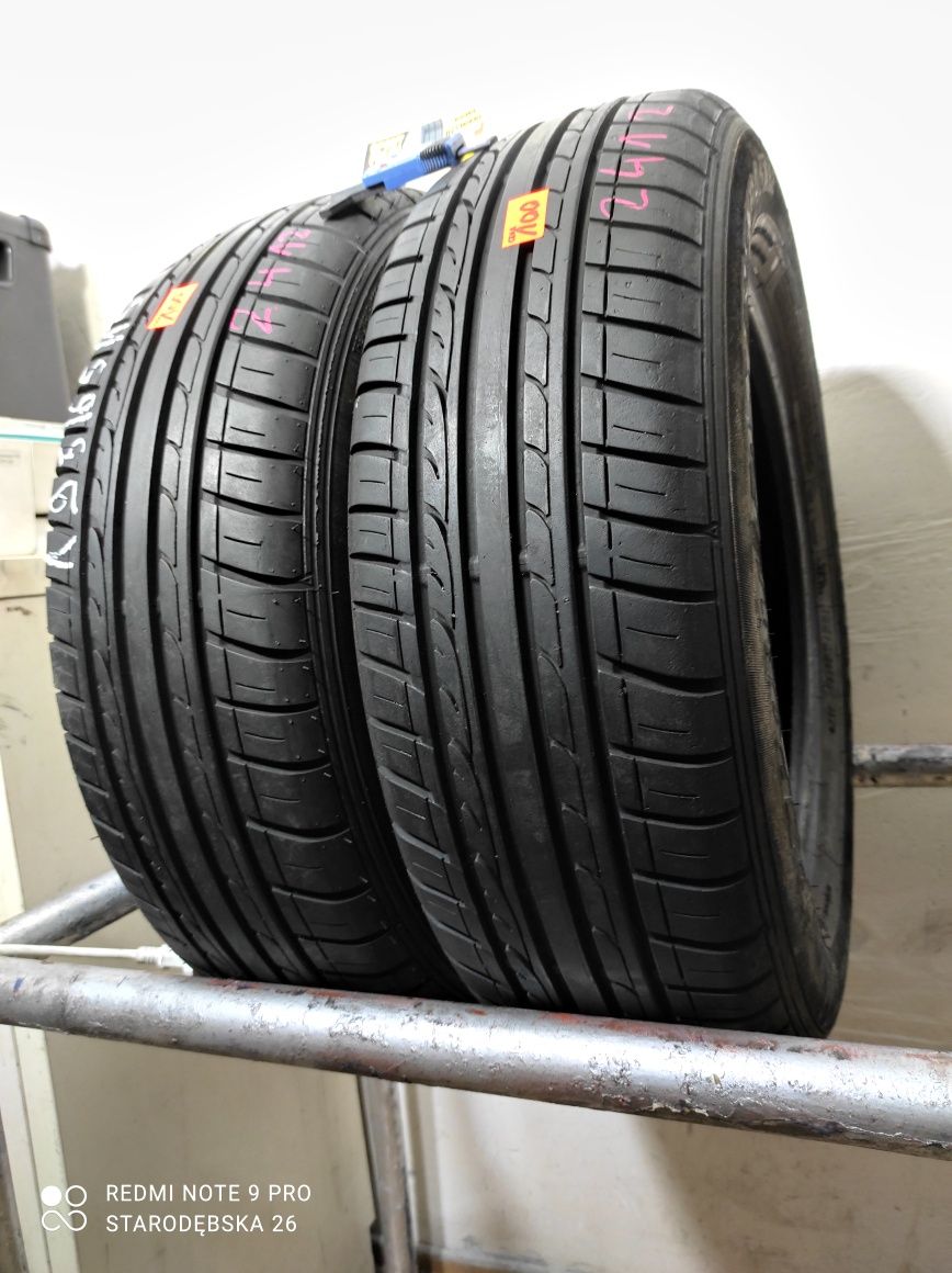 Opony letnie 195/65/15 Dunlop 2szt MONTAŻ GRATIS Wysyłka10zł!