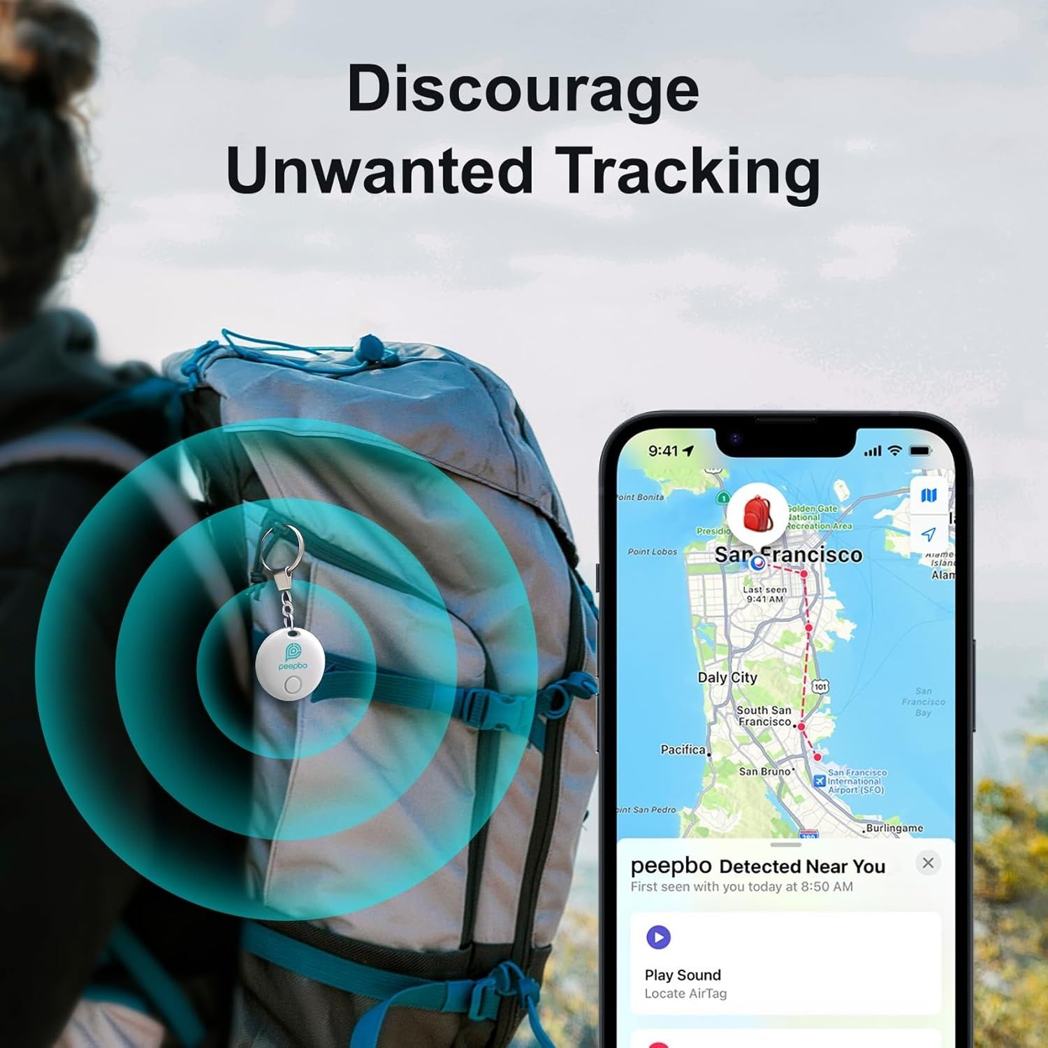 Lokalizator kluczy, lokalizator Bluetooth współpracuje z Apple Find My