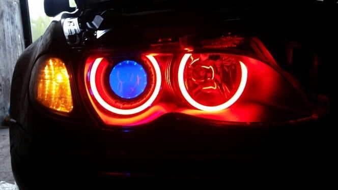 Ringi Angel Eyes Cotton RGB do BMW E46