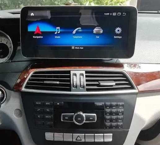 Auto Rádio ANDROID 12 para MERCEDES C W204/ S204 de11-14
