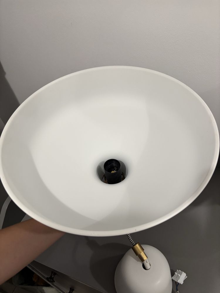 RANARP Lampa wisząca IKEA biala 38 cm