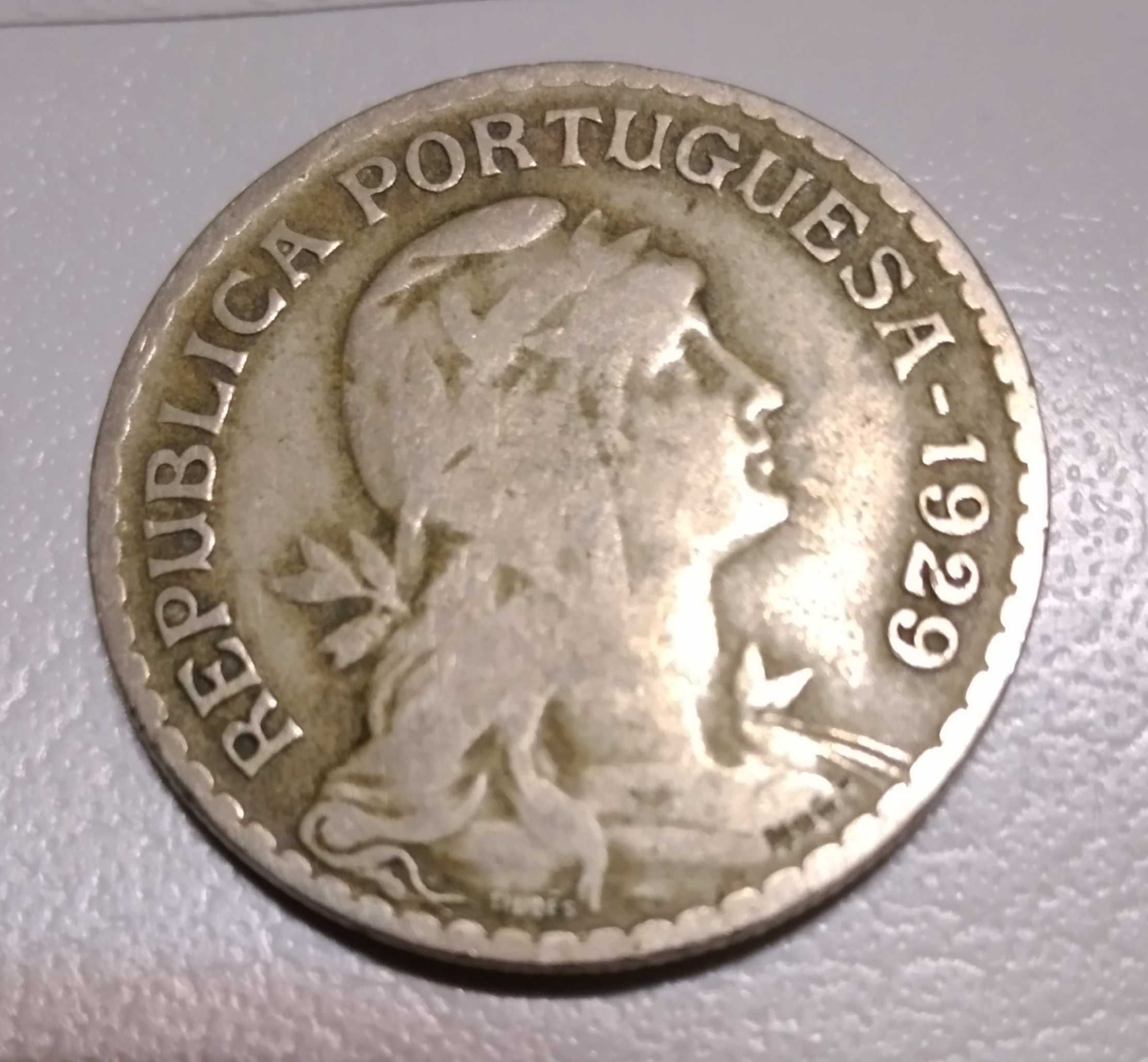 2 Moedas de 1 escudo de 1929