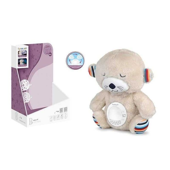 Нічник проєктор іграшка імітує ДИХАННЯ, СЕРЦЕБИТТЯ, мелодії, природа