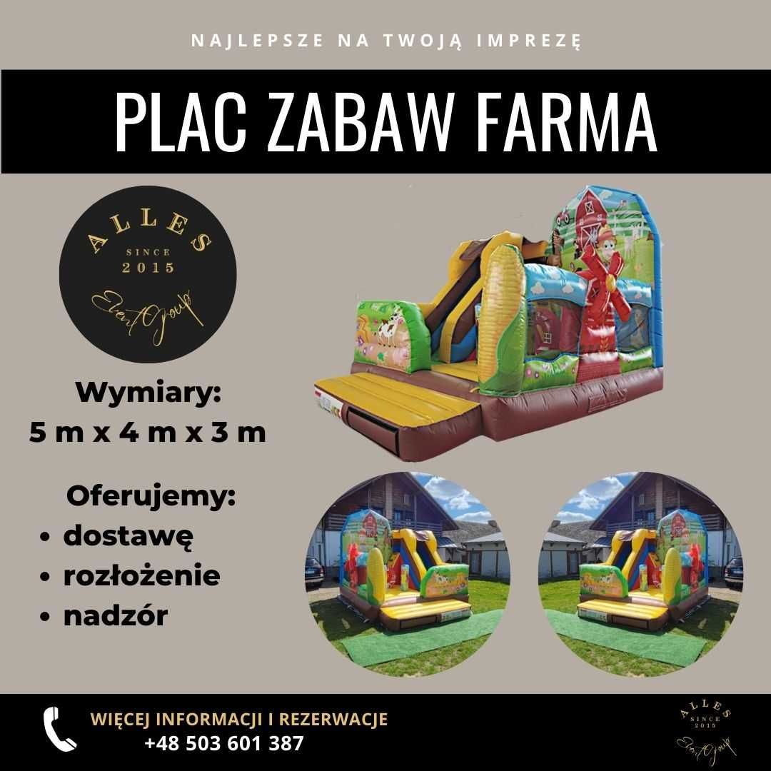 Zamki dmuchane, zjeżdżalnie, atrakcje, imprezy, pikniki, eventy