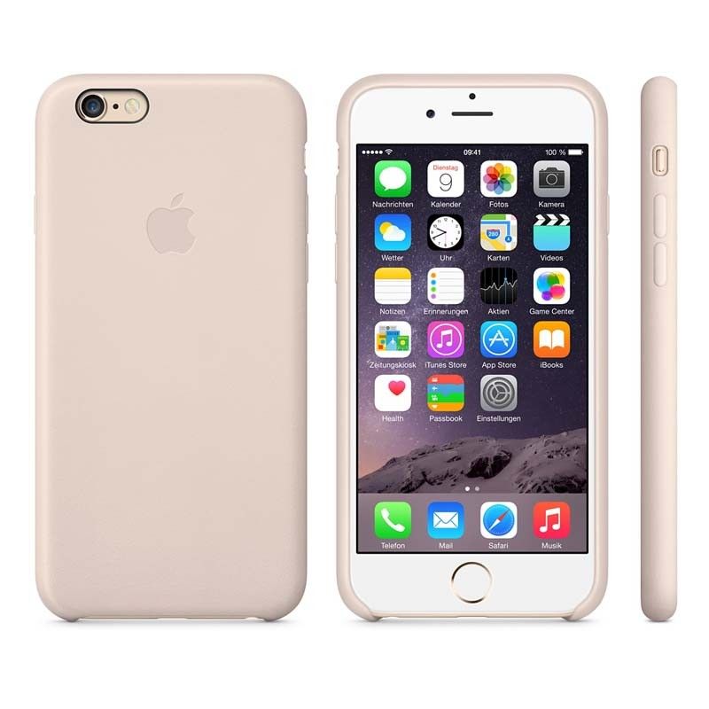 Leather Case iPhone 6 Plus Soft Pink