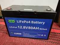 Акумулятор Lifepo4 12v 80ah (80а)+ BMS+ Bluetooth