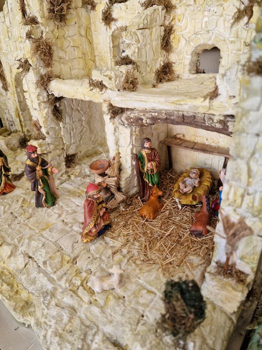 Presépio natal artesanal