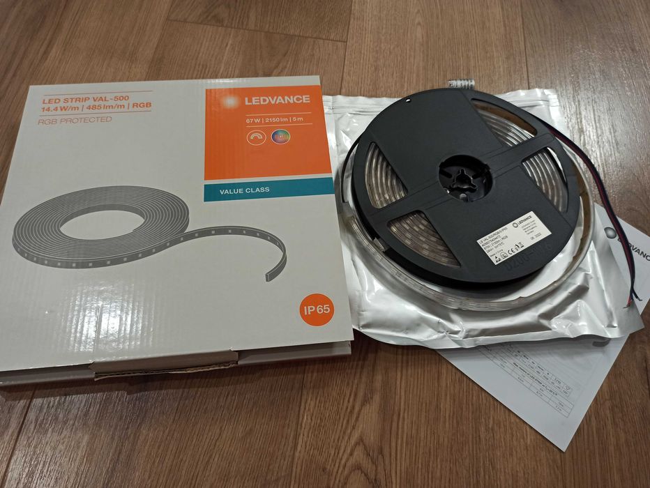 Taśma led pasek rgb ledvance 24v ip65 oświetlenie tanio zew. wew.