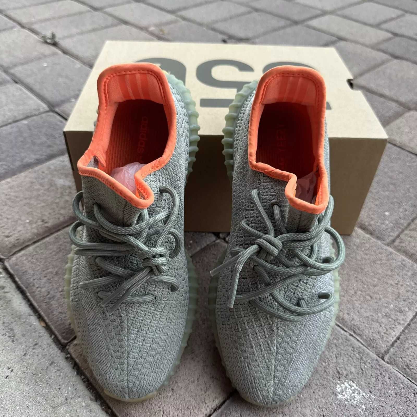 adidas Yeezy Boost 350 V2 Desert Sage (z pudełkiem po butach) R-38