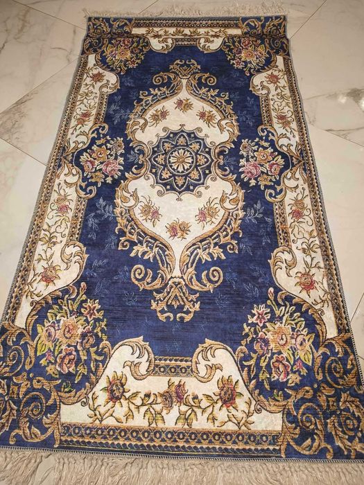 dywanik 150x80 turecki ,antyposlizg, szybkoschn, CHABER/ZŁOTO