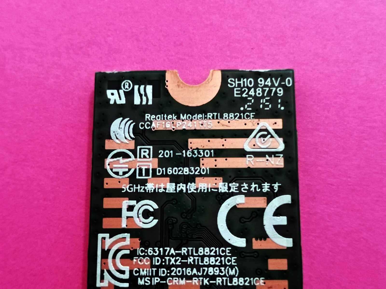 ReaLTek RTL8821cE - Karta Sieciowa WiFi