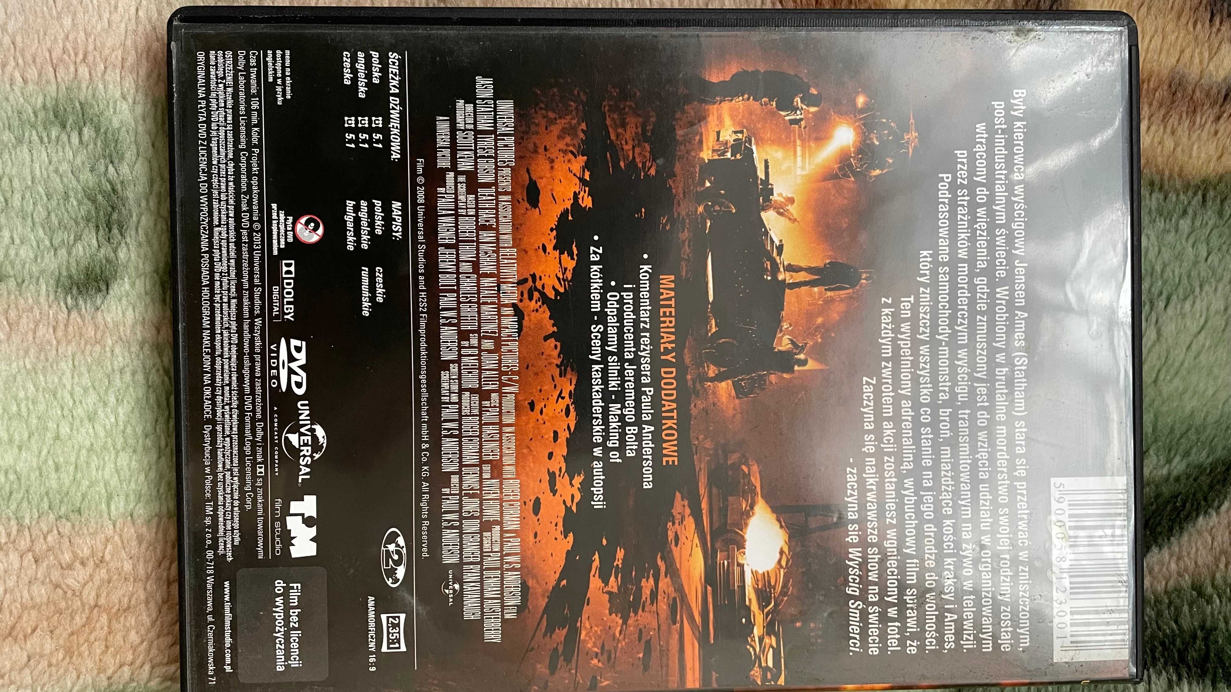 Death Race Wyścig Śmierci DVD