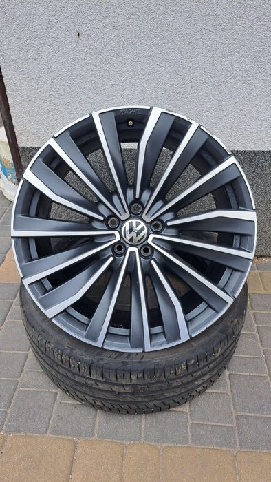 20 VW 5x112 9.5" ET47 14B071490A VWZ019 RONAL KBA 54412 Felga aluminio