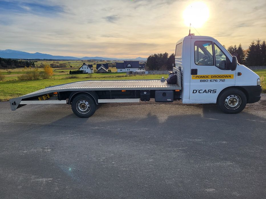 Autolaweta Peugeot Boxer 2.8, najazd 5m, poduszki,   pomoc drogowa,