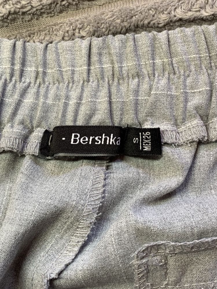 брюки сірі bershka, жіночі