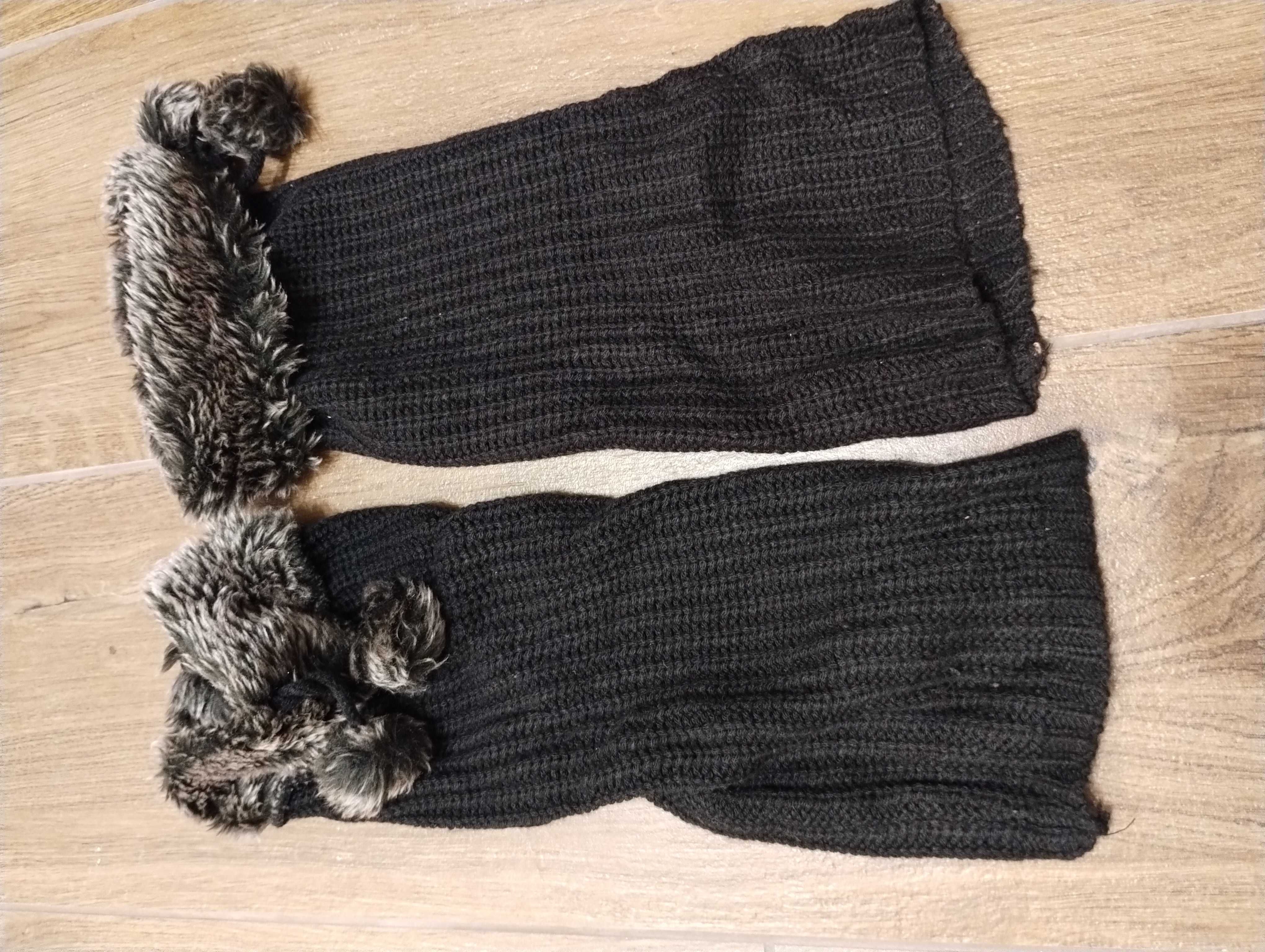 Dzianinowe sweterkowe ocieplacze rękawy łyki nogi
