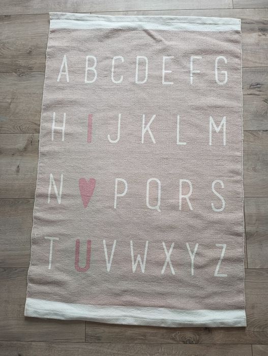 Dywan chodnik H&M alfabet