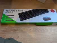 Teclado e rato bluetooth sem fios