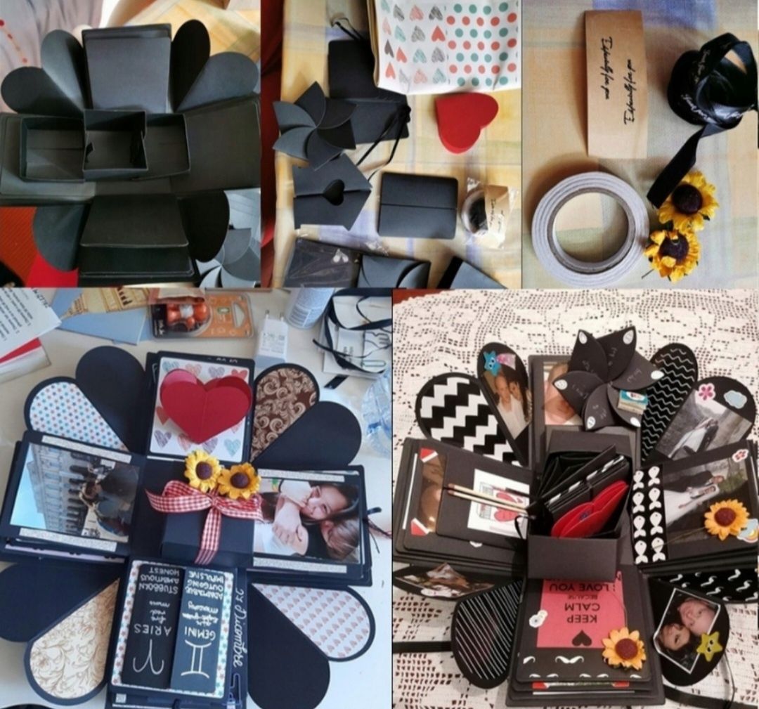 Pudełko Niespodzianka na zdjęcia - Exploding Box - PREZENT