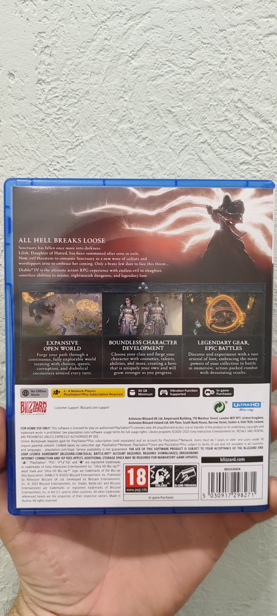 Diablo 4 на ps5.