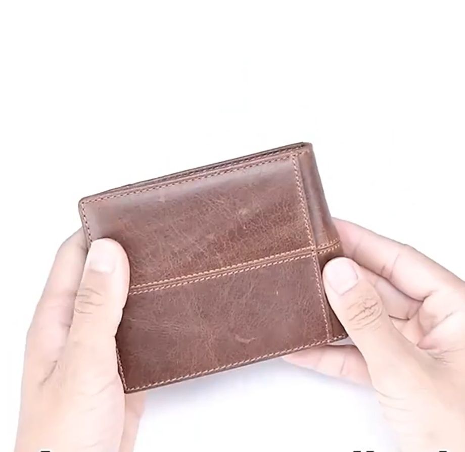 Чоловічий шкіряний гаманець Для чоловіків портмоне Подарунок для нього