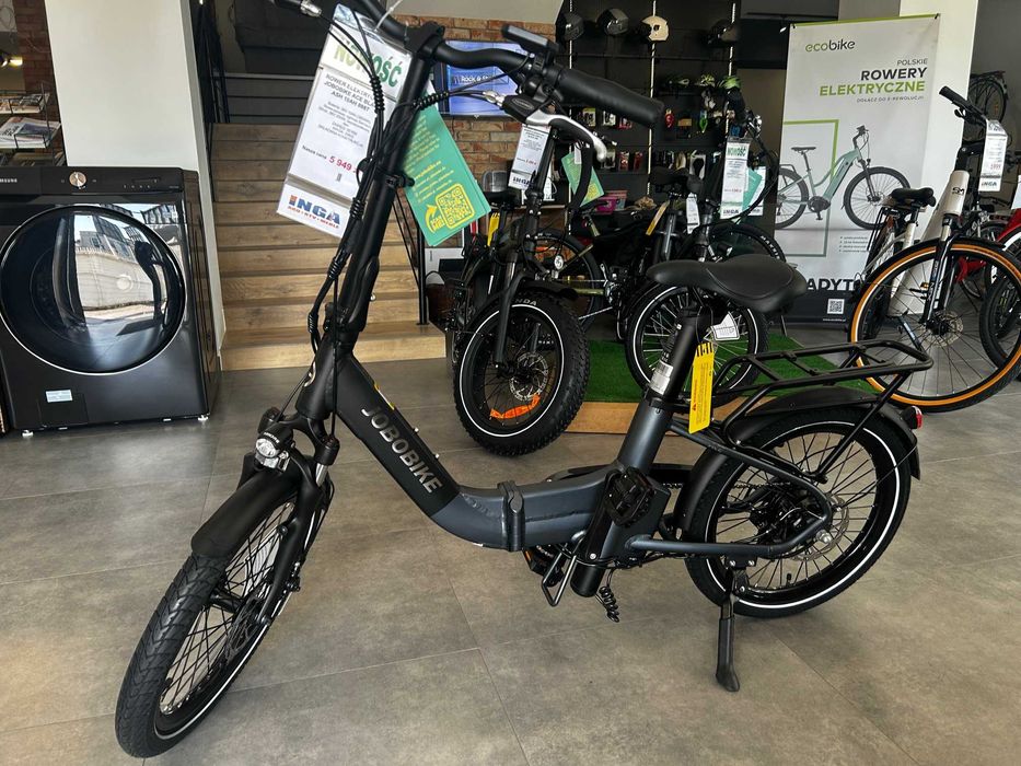 Jobobike ACE 10Ah Black składany rower elektryczny  - Okazja!