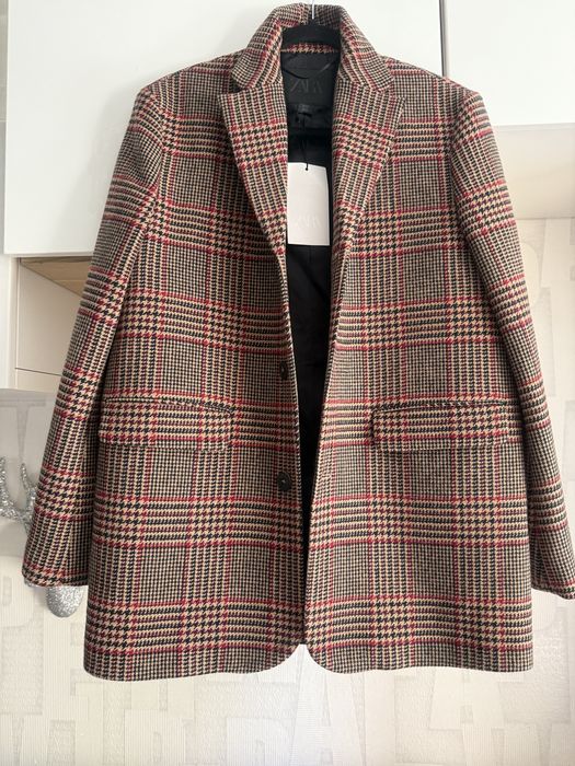 Płaszcz Marynarka Welna Zara