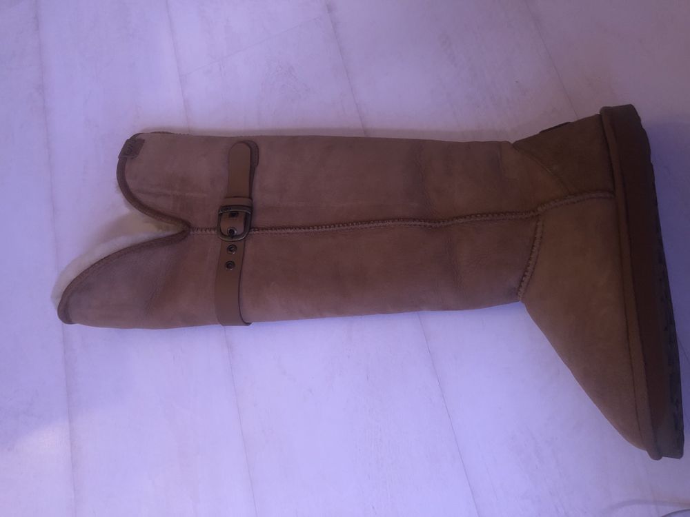 Emu kozaki Illoura Chestnut za kolano 38