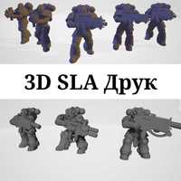 Фото полімерний SLA 3D друк(Warhammer 40k, Battlefleet Gothic і тд)