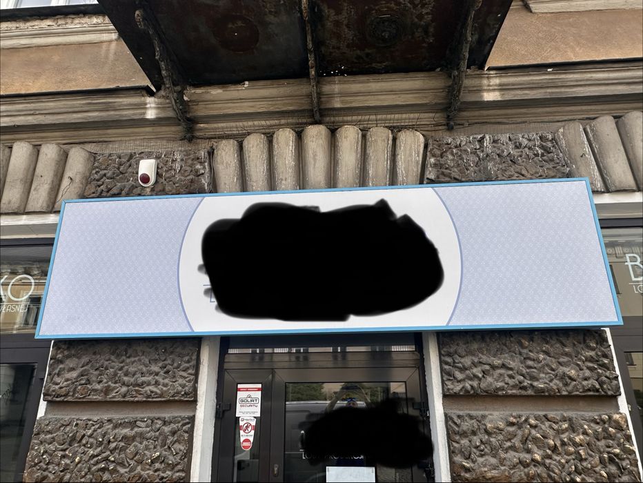 Kasteon reklamowy baner podświetlany duży