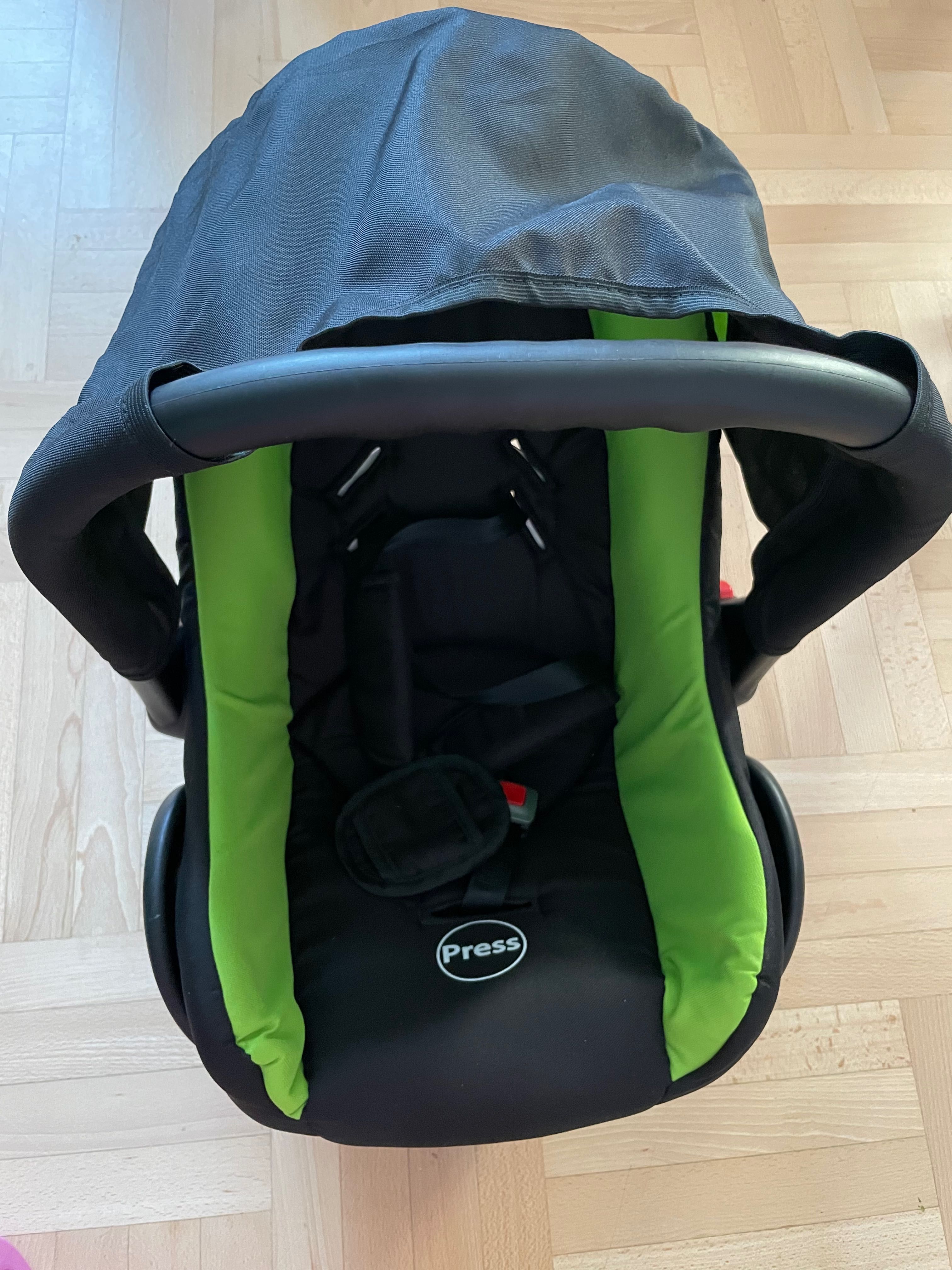 Fotelik samochodowy Baby Merc nosidełko na pasy super stan