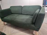 Sofa butelkowa zieleń 2 osobowa
