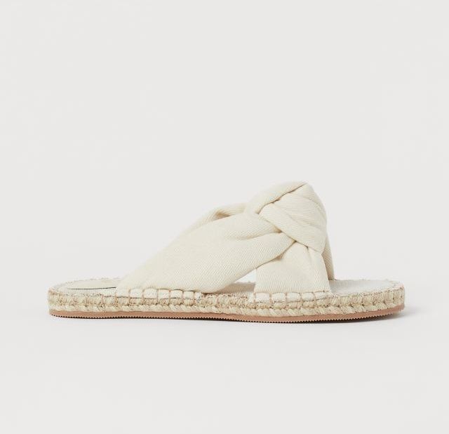 Шльопки з тканини h&m