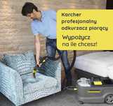 Odkurzacz piorący Karcher - wypożycz lub skorzystaj z usługi prania