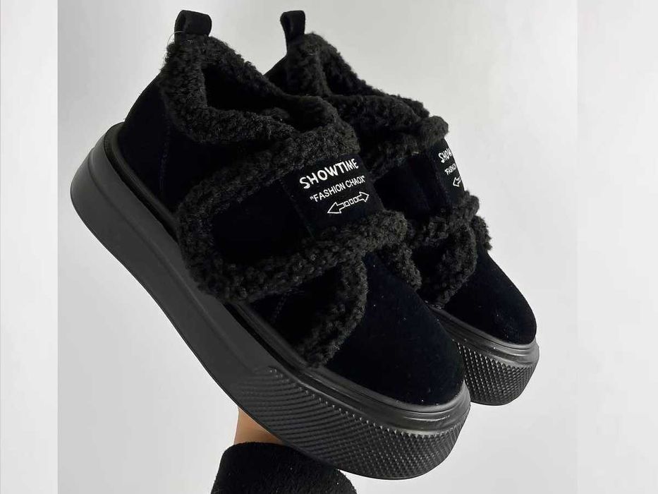 Зимові черевики натур замш зимние криперы, зимние ботинки тедди 36-41р