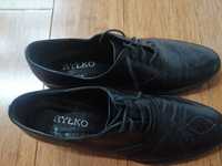 Eleganckie skórzane buty ryłko 36