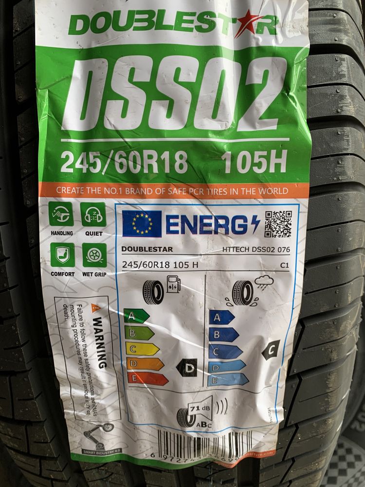 (8шт) нові 245/60R18 Doublestar HTTECH DSS02 (105H) всесезонні шини