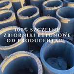 zbiornik betonowy szambo betonowe szamba atest gwarancja 12m3 EKO