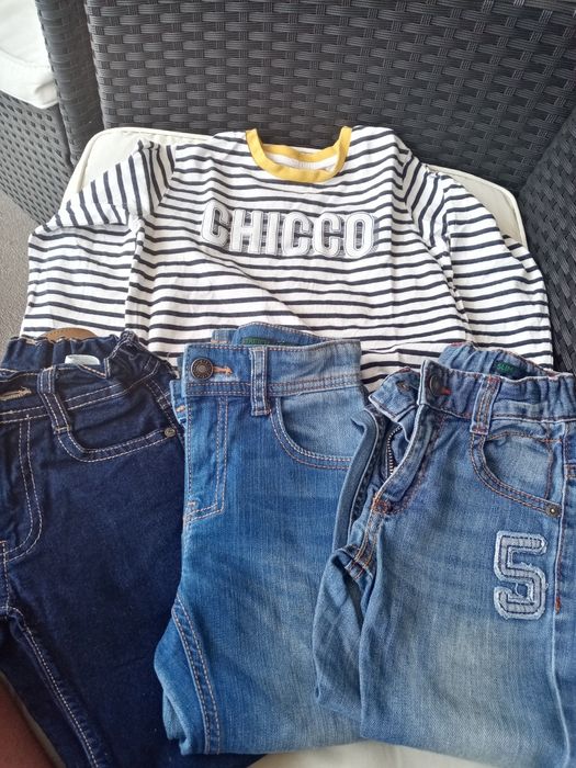 Conjuntos swetas e calças benetton e chicco