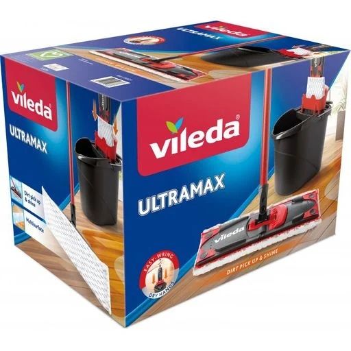 Віледа Vileda ultramax набір для прибирання мікрофібра швабра відро