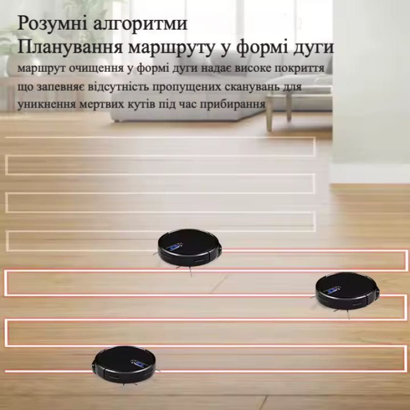Робот-пилосос миючий TUYA D3 з вбудованим штучним інтелектом