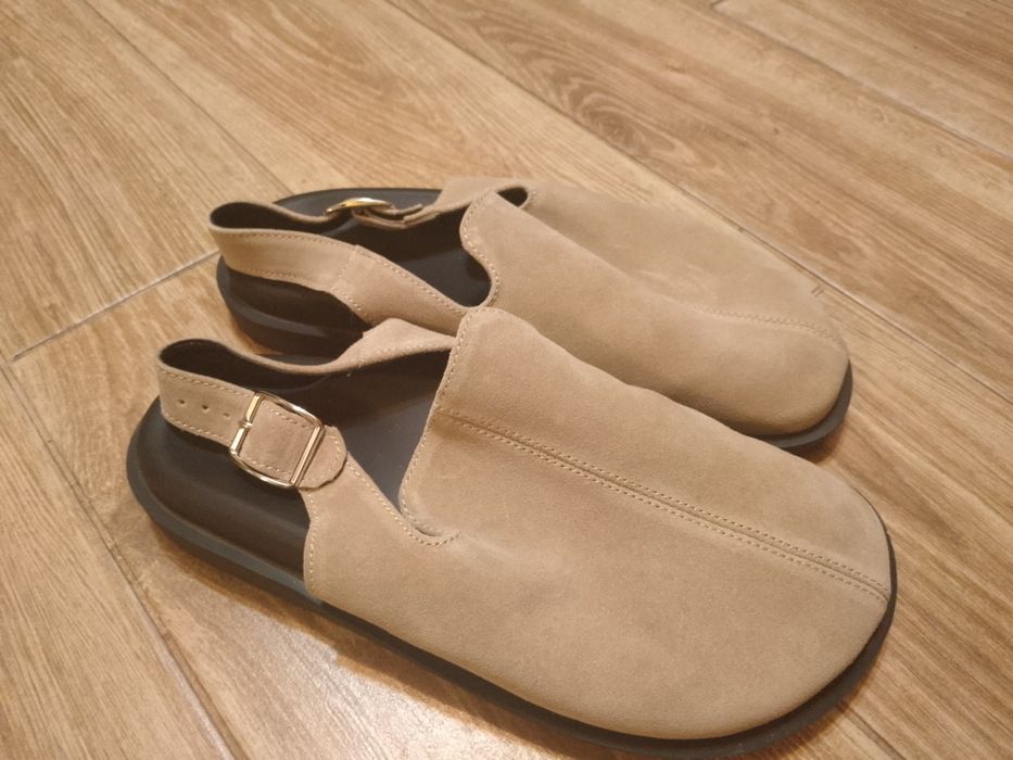 Клогі замшеві 38 р