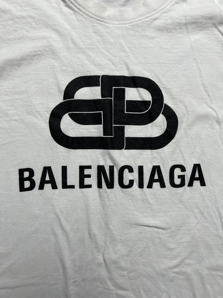 Biała koszulka balenciaga , t-shirt balenciaga