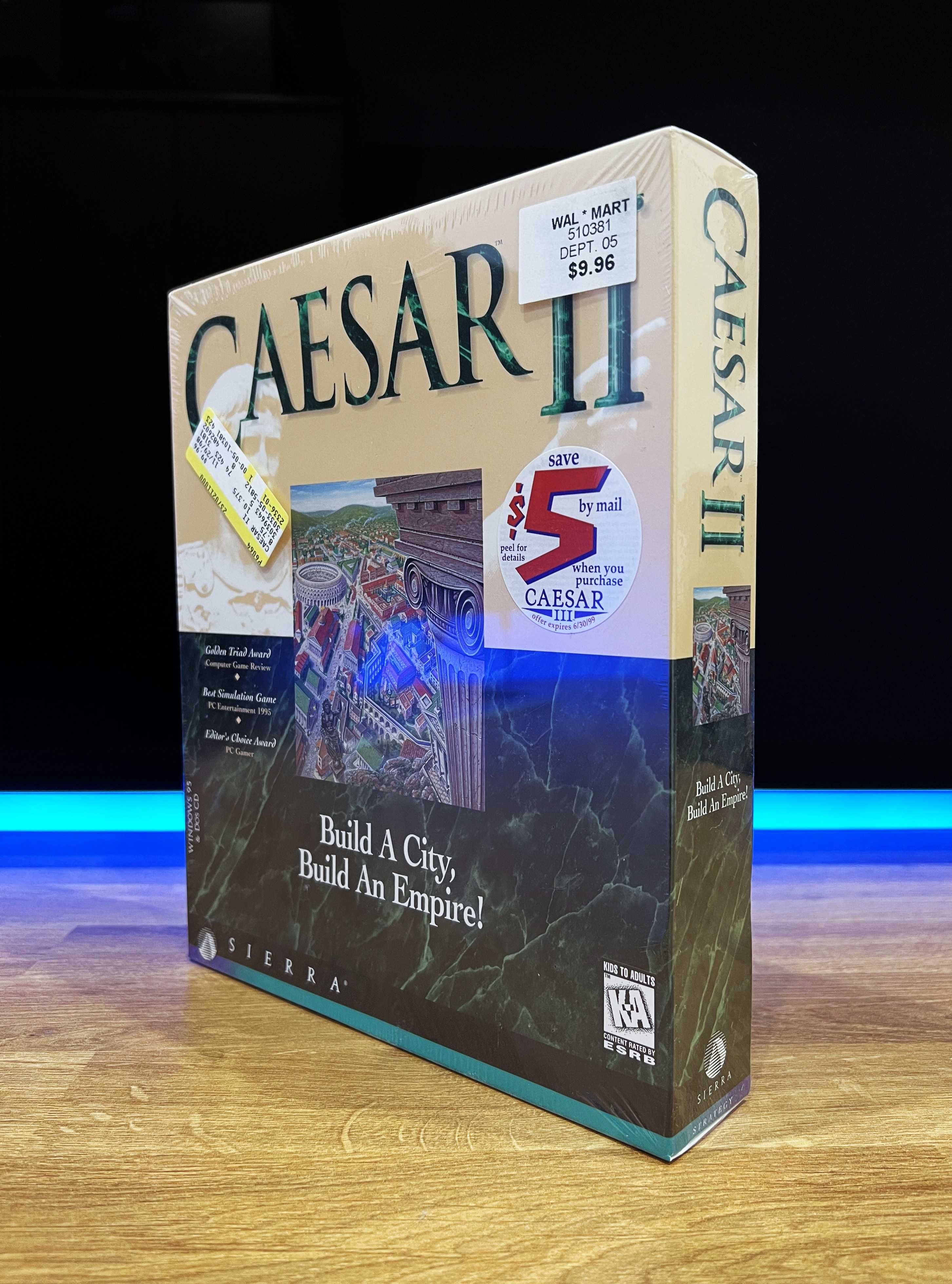 Caesar / Cezar II 2 (PC EN 1995) BIG BOX wydanie USA